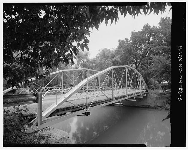 3. PERSPECTIVE VIEW LOOKING SOUTHEAST FROM NORTHWEST END OF BRIDGE - Mallaham