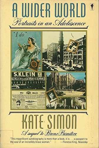 A Wider World: Portraits in an - Paperback, by Simon Kate - Very Good