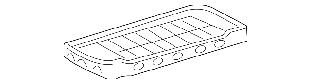 Genuine GM Driver Side Rear Seat Cushion Frame Part 88976873 OEM
