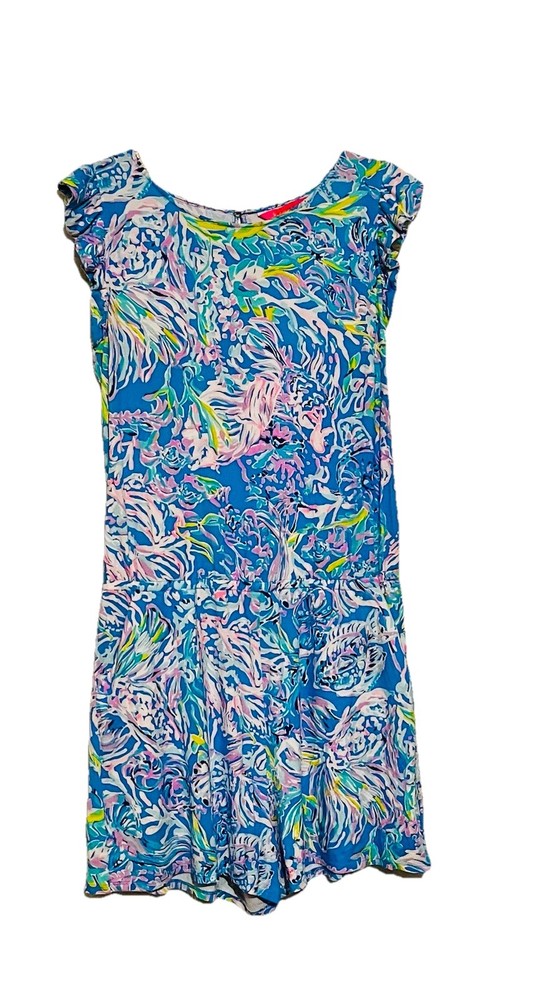 Lilly Pulitzer Patsi Romper Size Large Multi All Together Now