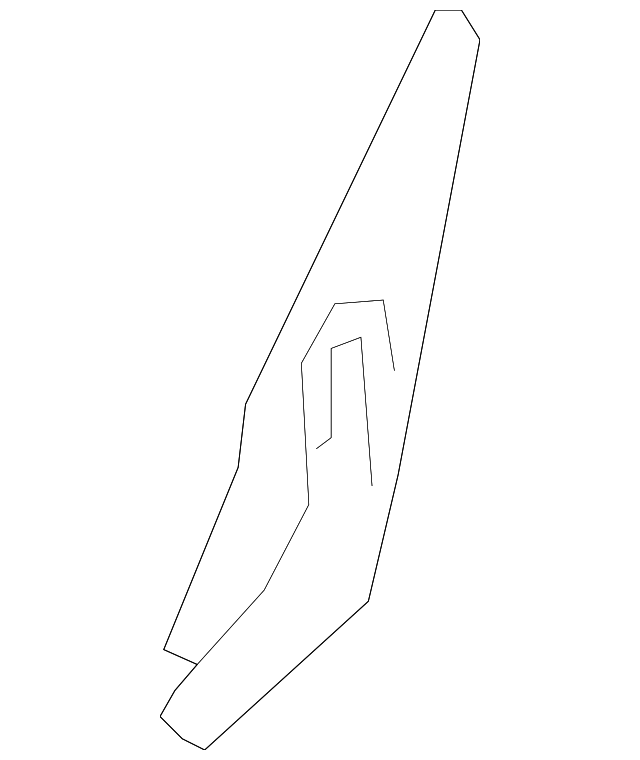 Genuine GM Rear Driver Side Seat Inner Recliner Part 96839511