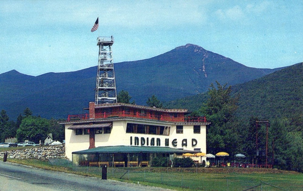 Indian Head In Franconia Notch White Mountains New Hampshire NH Postcard