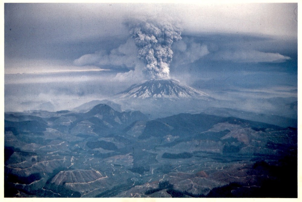 Mt. St. Helens Eruption, 1980 Postcard