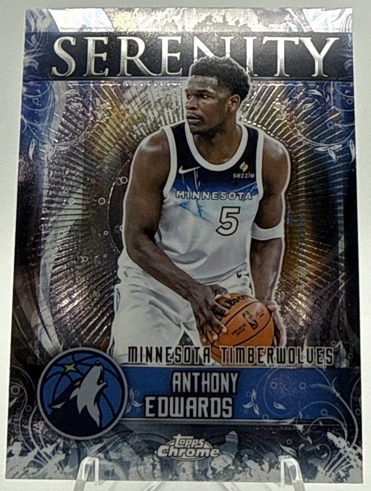 2025-26 Topps Chrome - Serenity Anthony Edwards #SY-4