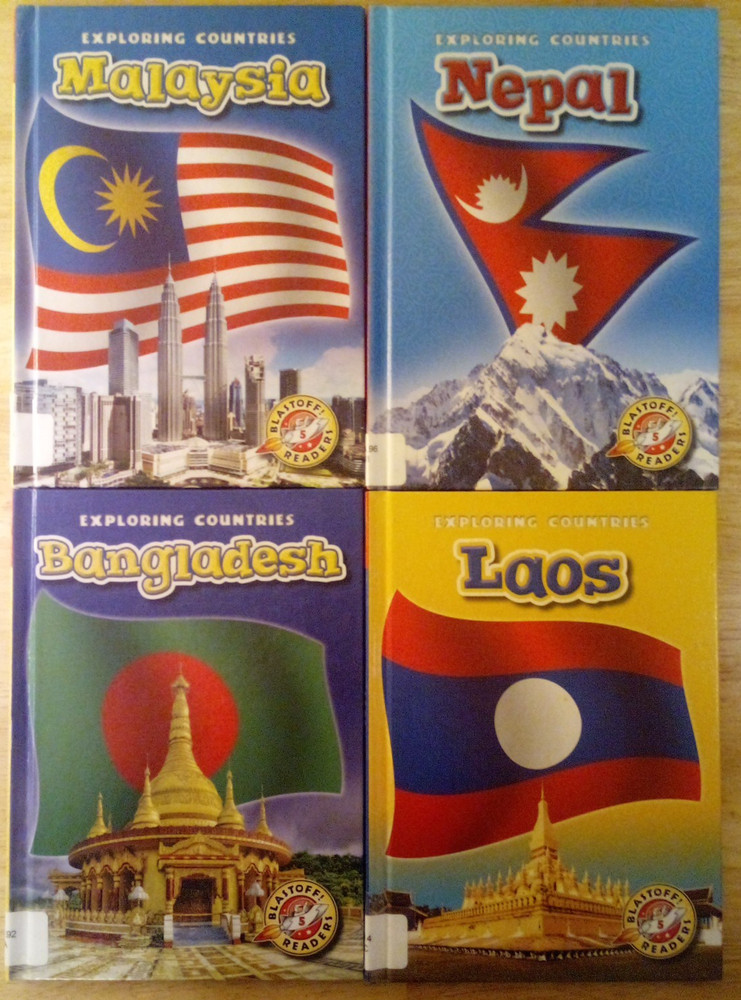 Lot of 4 Blastoff! Readers: Exploring Countries Level 5 incl. Nepal HC
