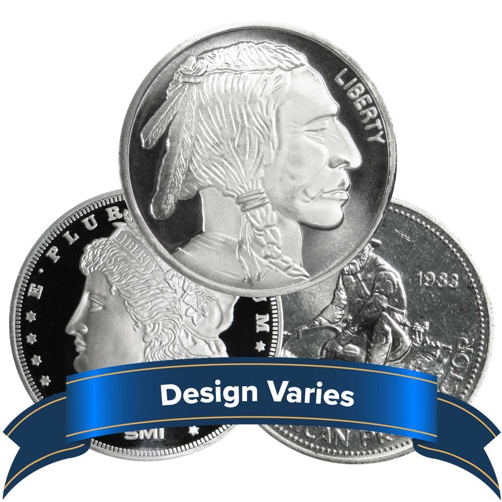 1 Troy oz Silver Round .999 Fine Secondary MarketFree ship! Confidence Guaranteed - Pinehurst Coins