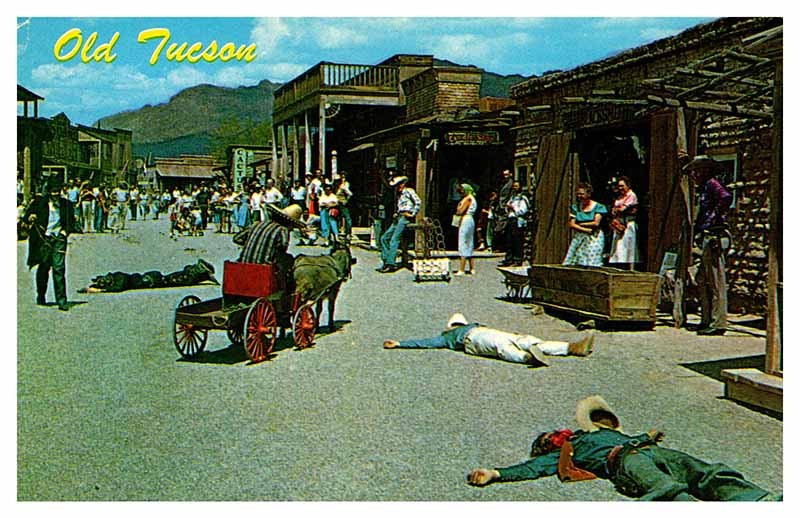 Postcard HISTORICAL SCENE Tucson Arizona AZ m/09 AQ1351