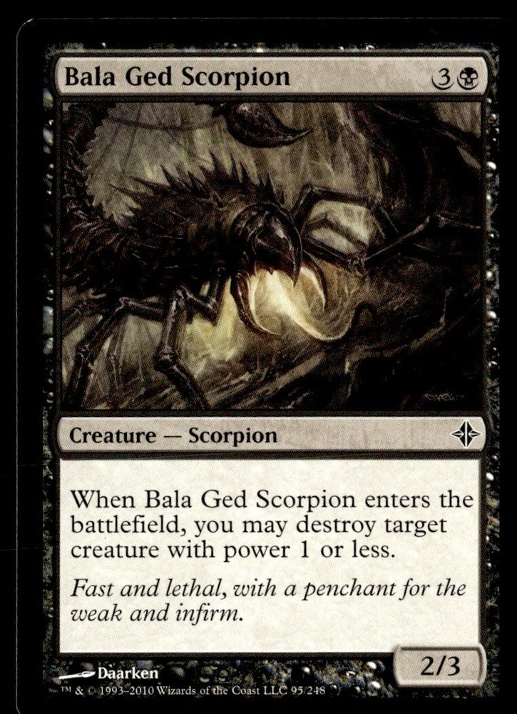 2019 Mystery Booster Bala Ged Scorpion Masters/Common #568