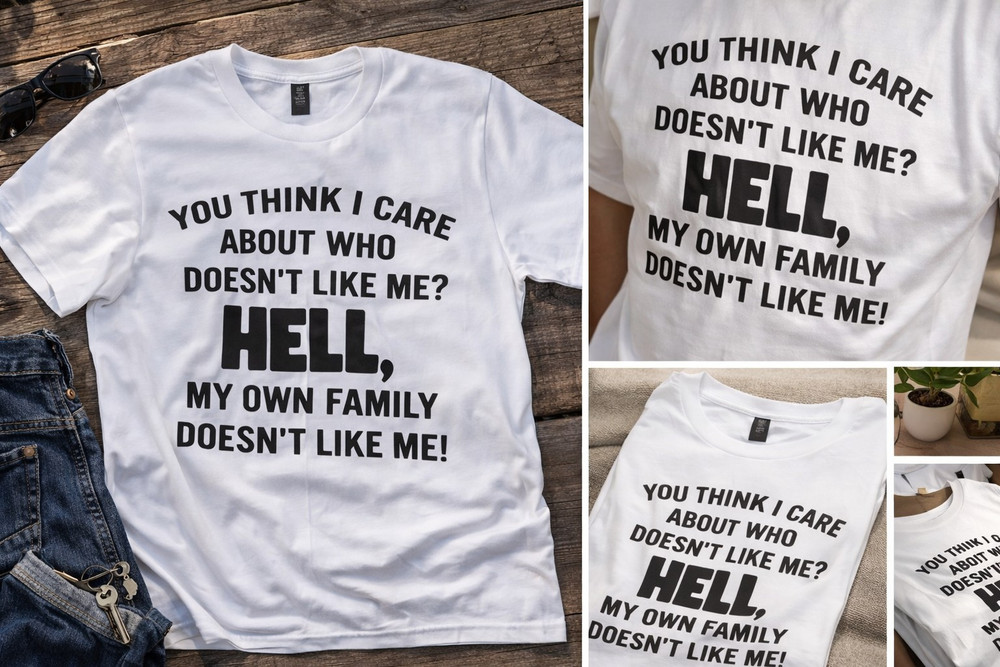 Unisex White Funny Slogan Graphic Print Crew Neck Short Sleeve T-Shirt Men's XL