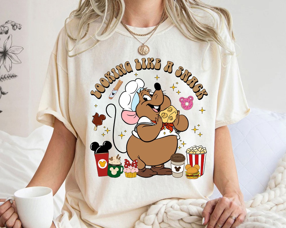 Disney Cinderella Gus Gus Looking Like A Snack Tee Unisex Adult Kid Shirt 660469
