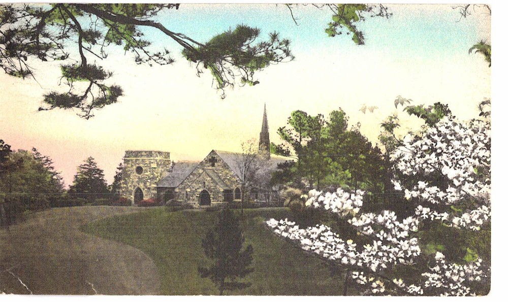 Old Postcard Frost Memorial Chapel Mount Berry School For Boys Georgia 1941