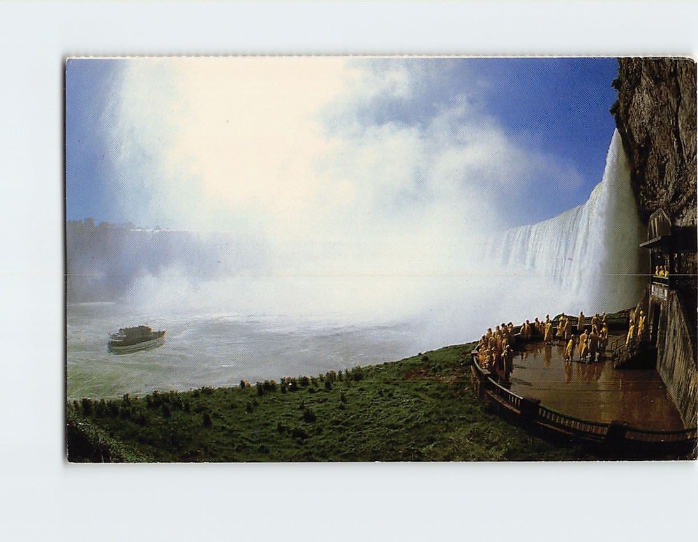 Postcard Table Rock House Lookout Niagara Falls Ontario Canada