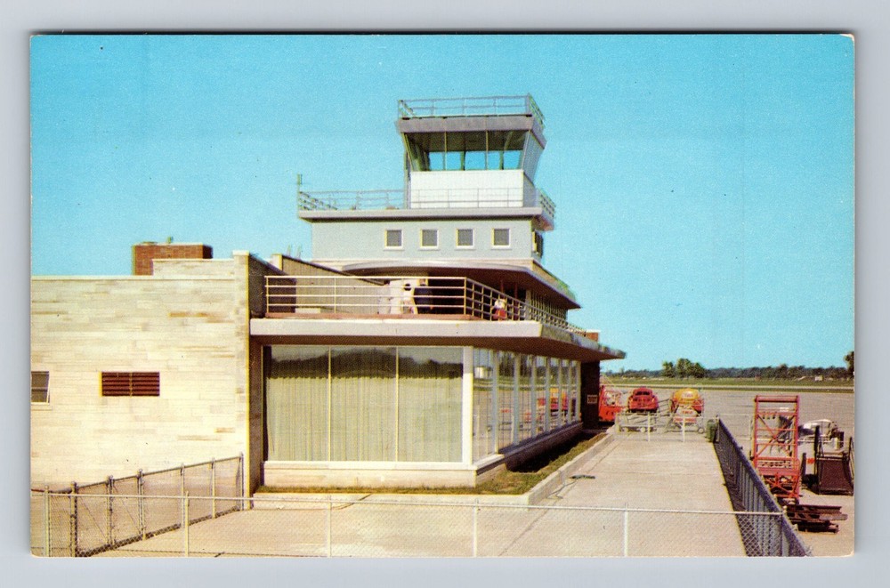 Baer Field Airport Vintage Postcard Standard Souvenir Postal Post Old Card View