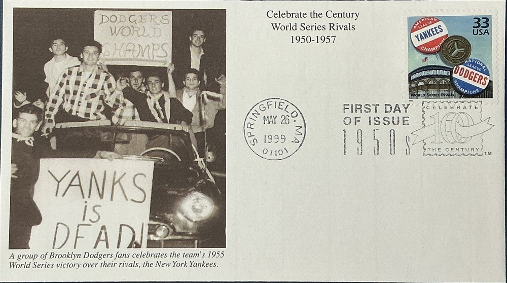 Mystic 3187 CTC 50s World Series Rival NY Yankees vs Dodgers