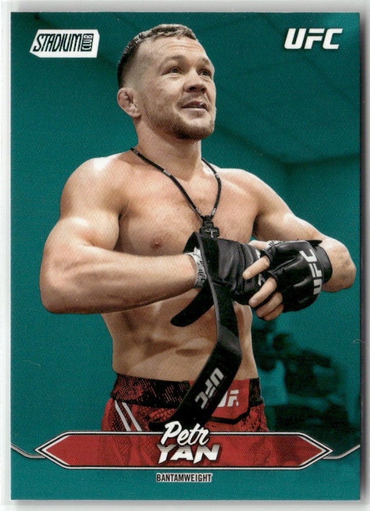 2025 Stadium Club UFC #113 Petr Yan Teal Foil