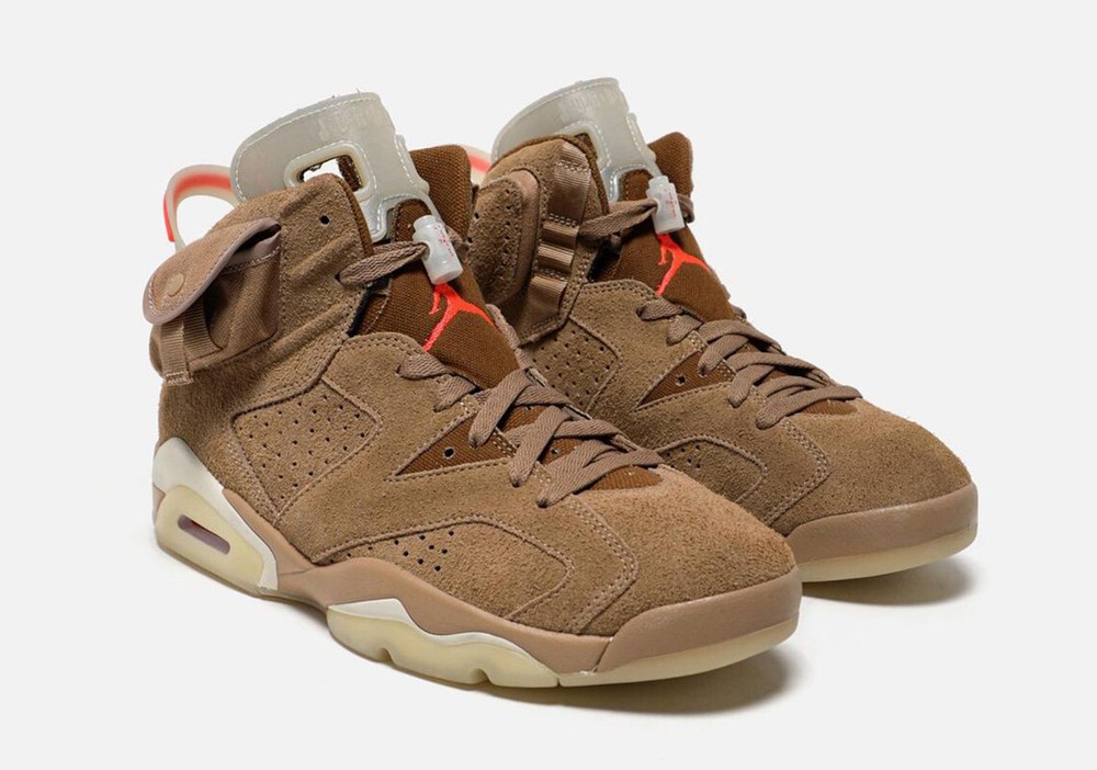 Size 13 - Jordan 6 Retro x Travis Scott Mid British Khaki