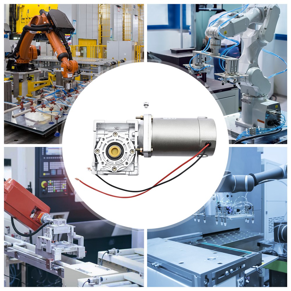 DC 12V ギアモーター 高トルク ウォーム ギアモーター 200W 50K 1800RPM ブラッシュモーター