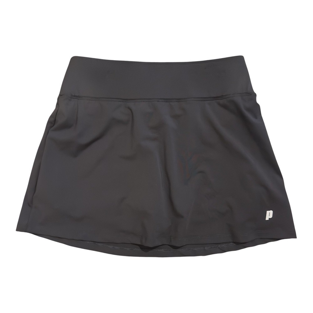 Prince Womens Match Knit Skort Black Tennis Skirt WPT17200 Size S NWT