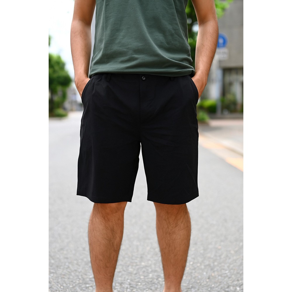 VOLCOM Men's Black Casual Street Shorts – Urban Comfort Style, Size Large