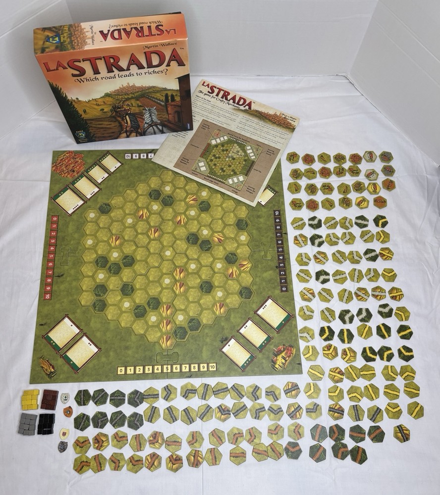 La Strada, Mayfair Martin Wallace,  Board Game 2004, COMPLETE