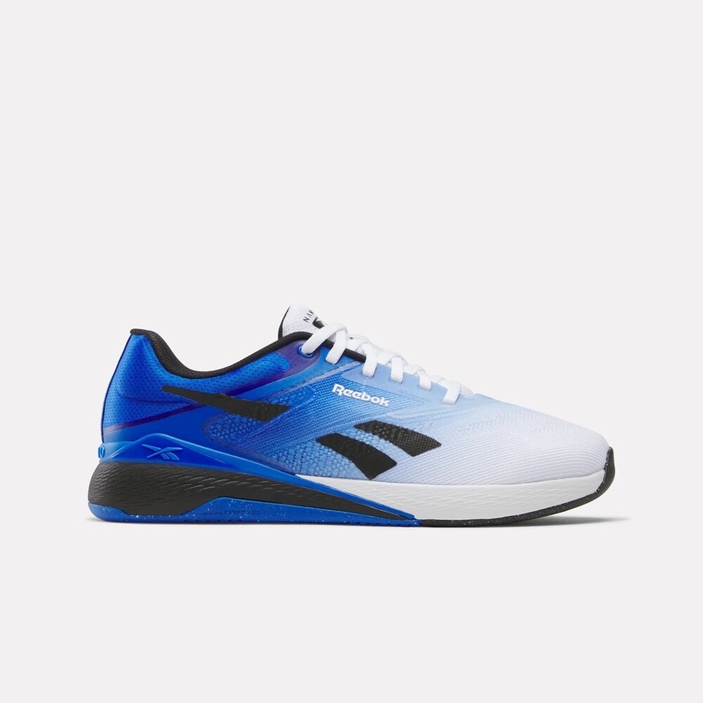 Men Reebok Nano X5 Training Shoes Size 10.5 Blue White Black 100229223 Crossfit