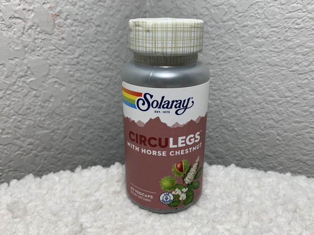 Solaray CircuLegs, Veg Cap (Btl-Plastic) 200mg | 60VegCaps ~ Support Circulation