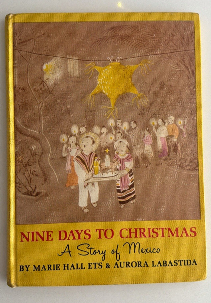 1959 First Edition Nine Days to Christmas Caldecott Medal Winner Ex-Lib