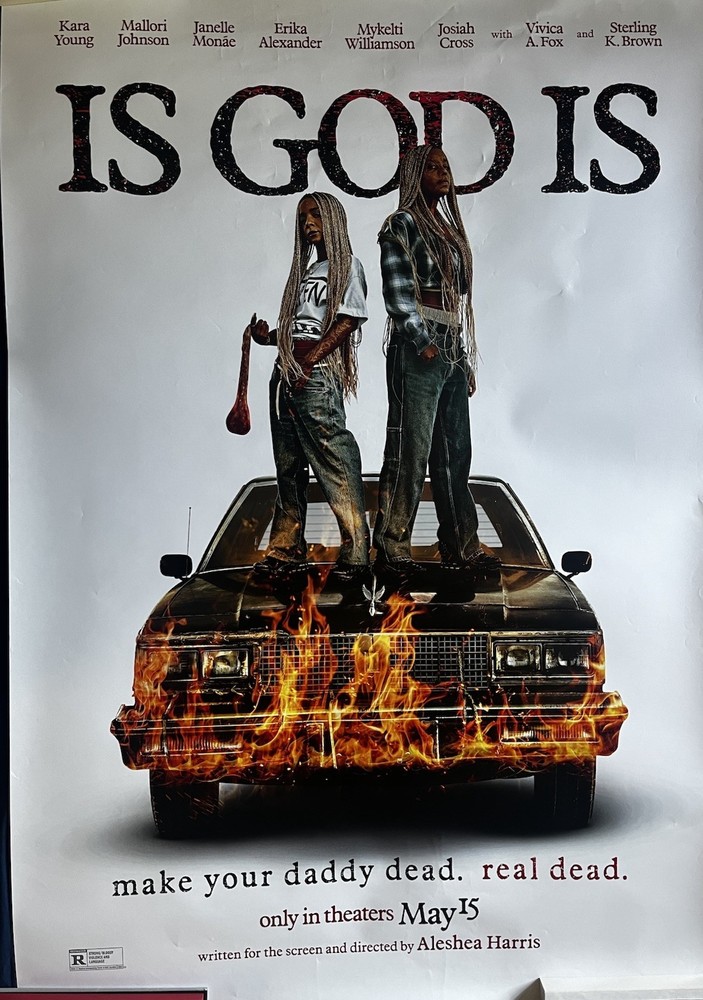 IS GOD IS - Original 27x40 DS Movie Theater Poster Aleshea Harris Thriller
