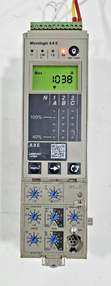 SCHNEIDER ELECTRIC MICROLOGIC 6.0 E  47603 CIRCUIT BREAKER DIGITAL TRIP UNIT