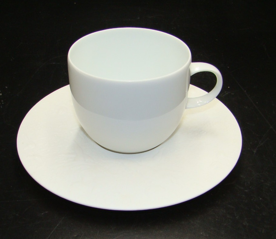 Rosenthal Bjorn Wiinblad Magic Flute White Cup & Saucer