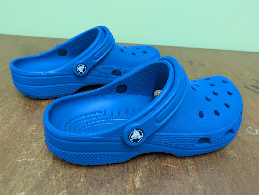 CROCS Classic Clogs Bright Blue Unisex Mens 6 Women's 8