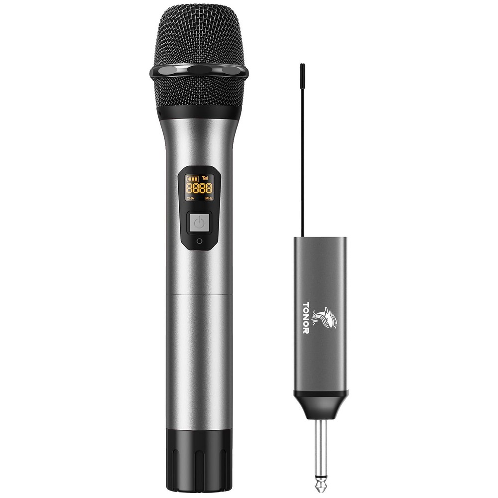 UHF Wireless Handheld Mic System for Karaoke DJ Events 200ft Range