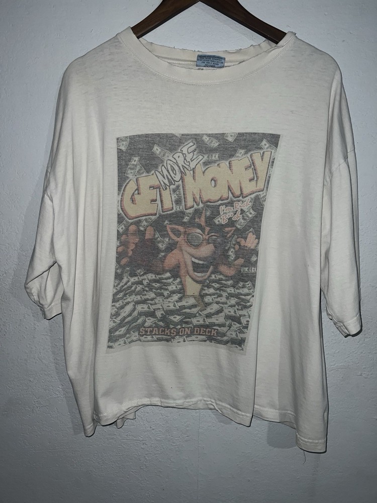 Vintage Y2K Crash Bandicoot Ps1 Ps2 PlayStation Parody Shirt Dave Chappelle XL
