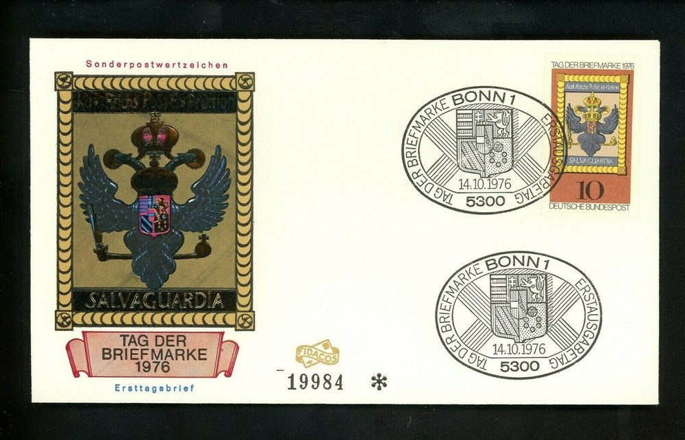 Postal History Germany FDC #1224 Stamp Day 1976