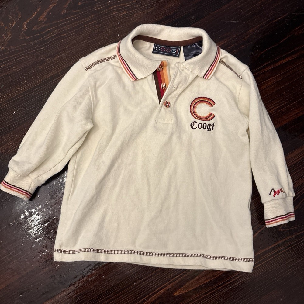 Coogi Boys Long Sleeve Polo 3T