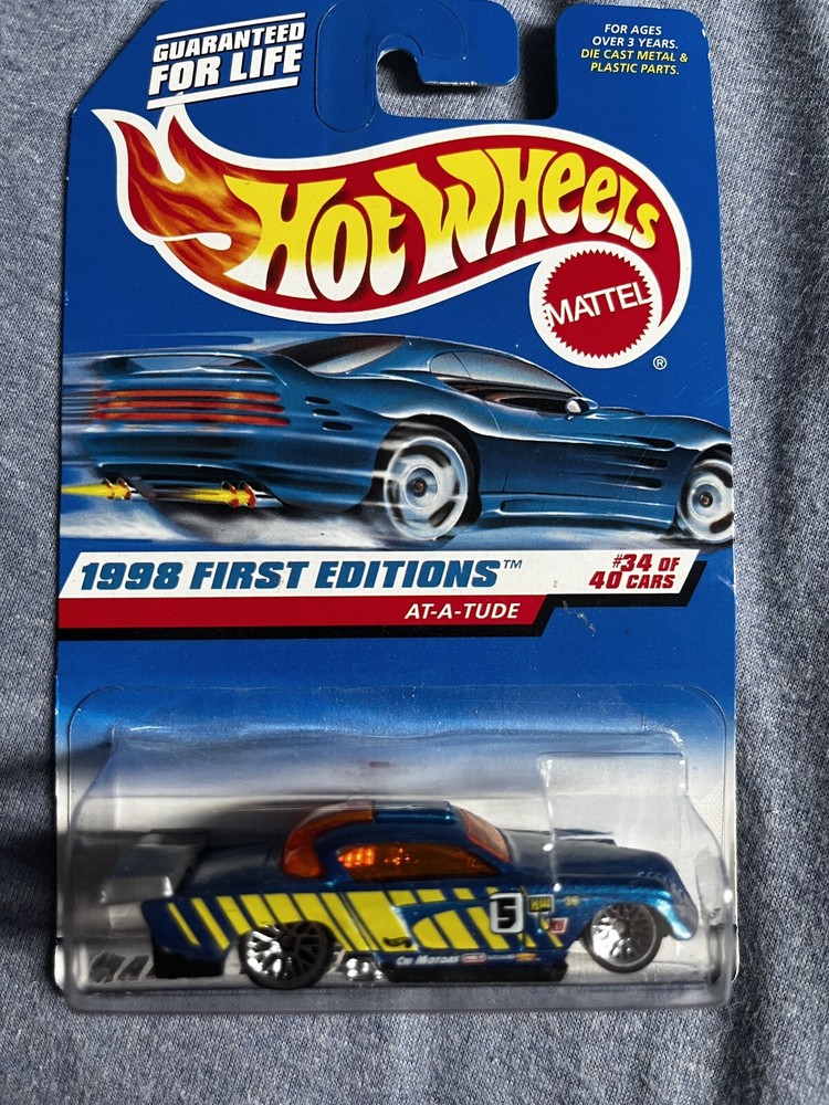1998 Hot Wheels #667 First Edition #34 At-A-Tude