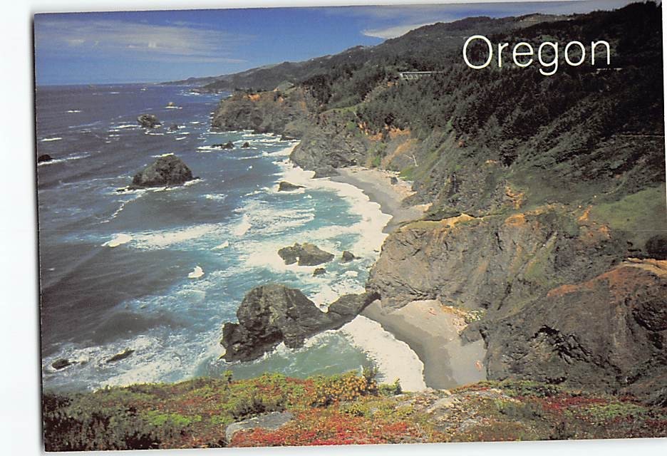 Postcard Boardman State Park Oregon USA