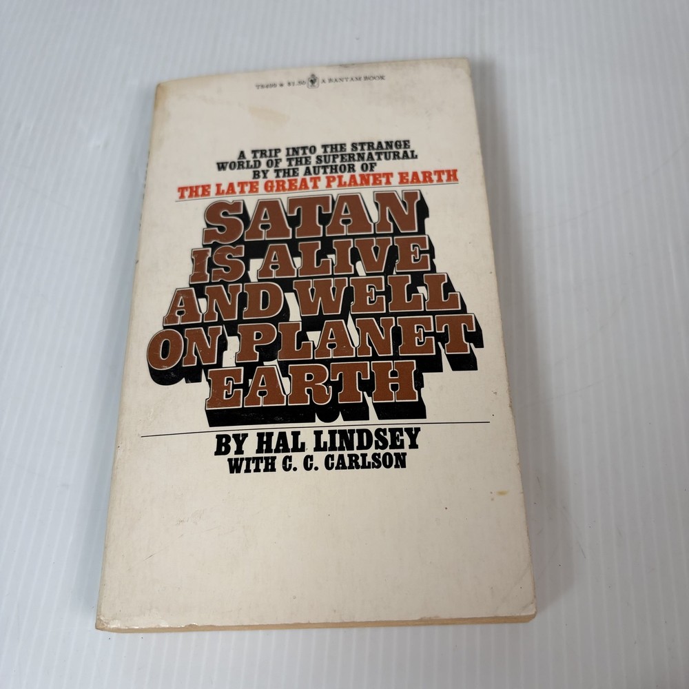 Satan Is Alive And Well On Planet Earth Hal Lindsey 1974 Bantam Paperback Occult