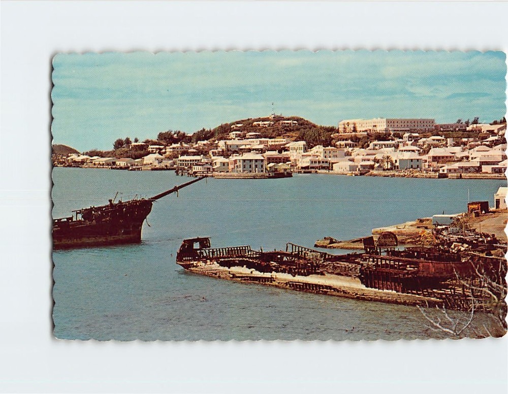 Postcard The Town of St. George Bermuda British Overseas Territory