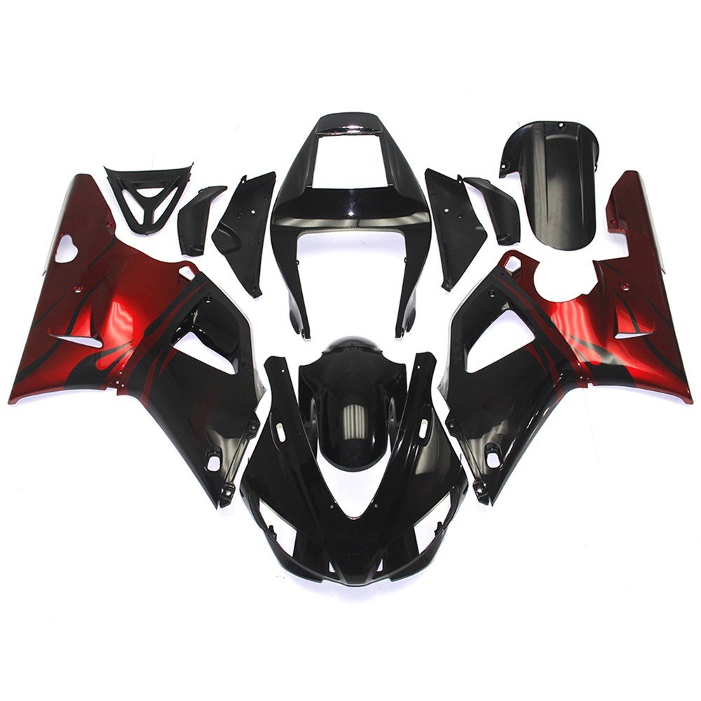 Red Black Fairing Kit for 1998 1999 Yamaha YZF R1 YZF1000 ABS Injection Bodywork