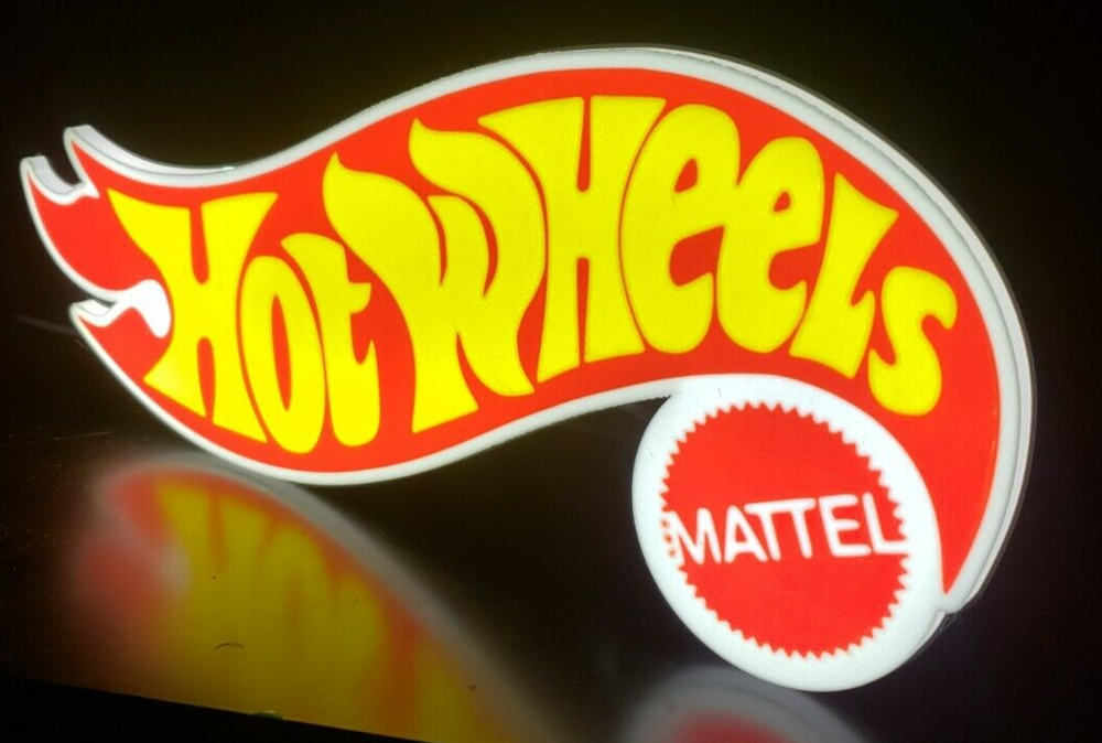 Hot wheels Custom Led Lightbox  Decor Display 3D Printed