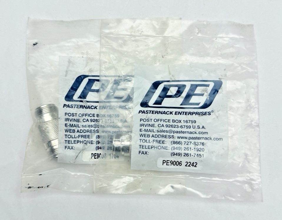 Lot Of 2, Pe9006-2338  Pasternack - Female To  Female Adapter