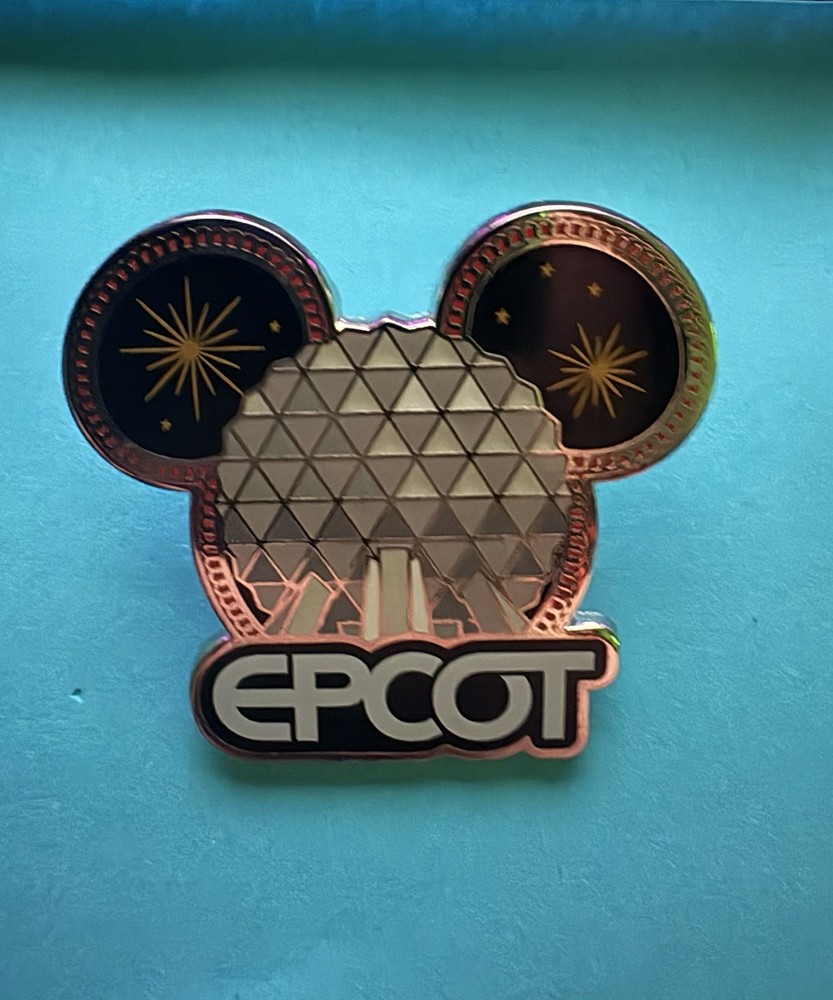 Disney Epcot Spaceship Earth OE Pin with Mickey Ears