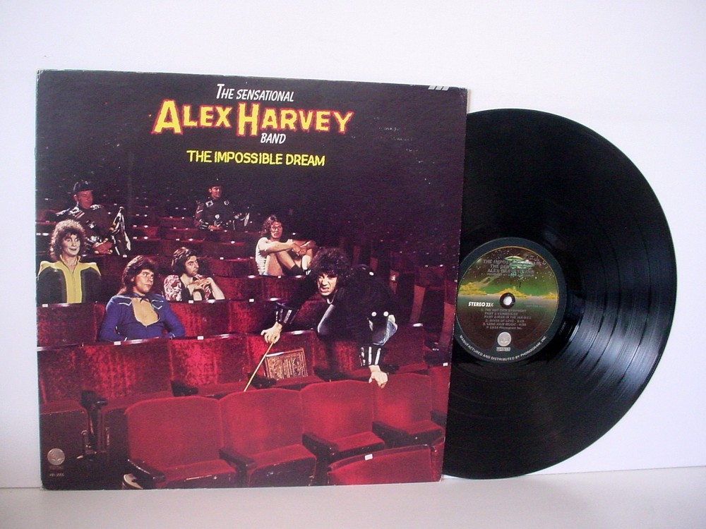 THE SENSATIONAL ALEX HARVEY BAND Impossible Dream PROMO LP 1974 VERTIGO VEL-2000