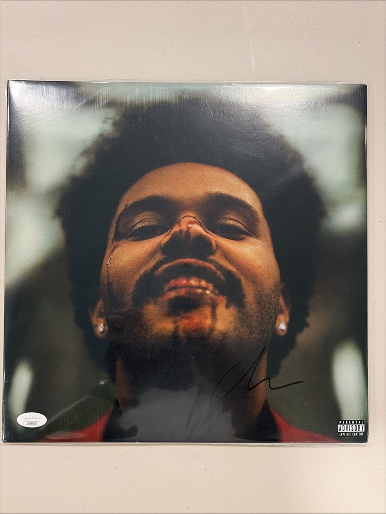 The Weeknd After Hours Vinyl Record 2xLP Signed Edition JSA
