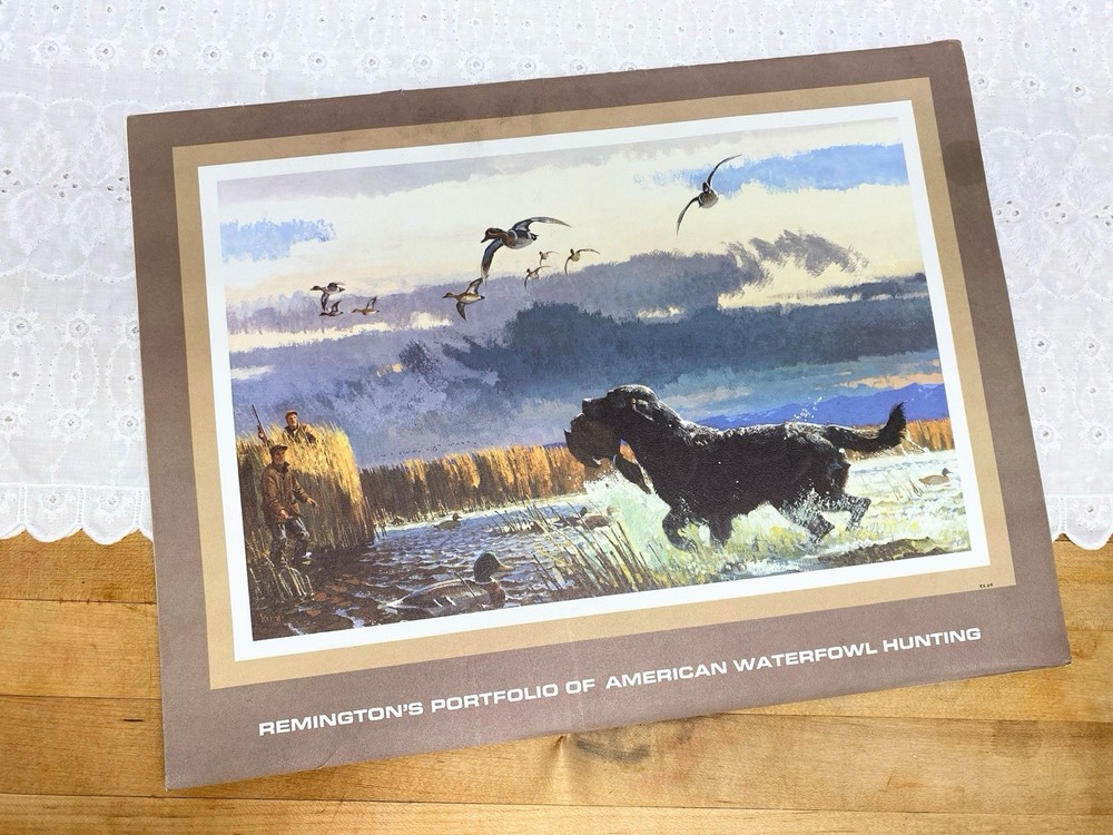 Remington's Portfolio of American Waterfowl Hunting. Ducks, Geese, Decoys 9of12