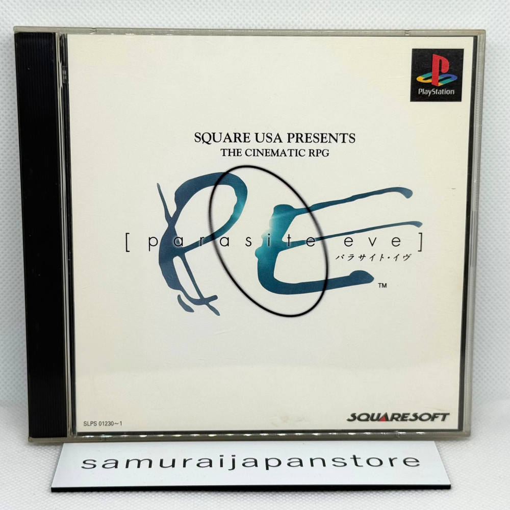 Parasite Eve PlayStation 1 PS1 JP ver Used Tested Japanese ver with Case Game