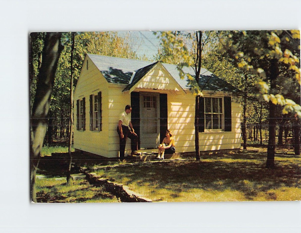Postcard Brookside Cottage Paradise Valley Mt. Pocono Pennsylvania USA