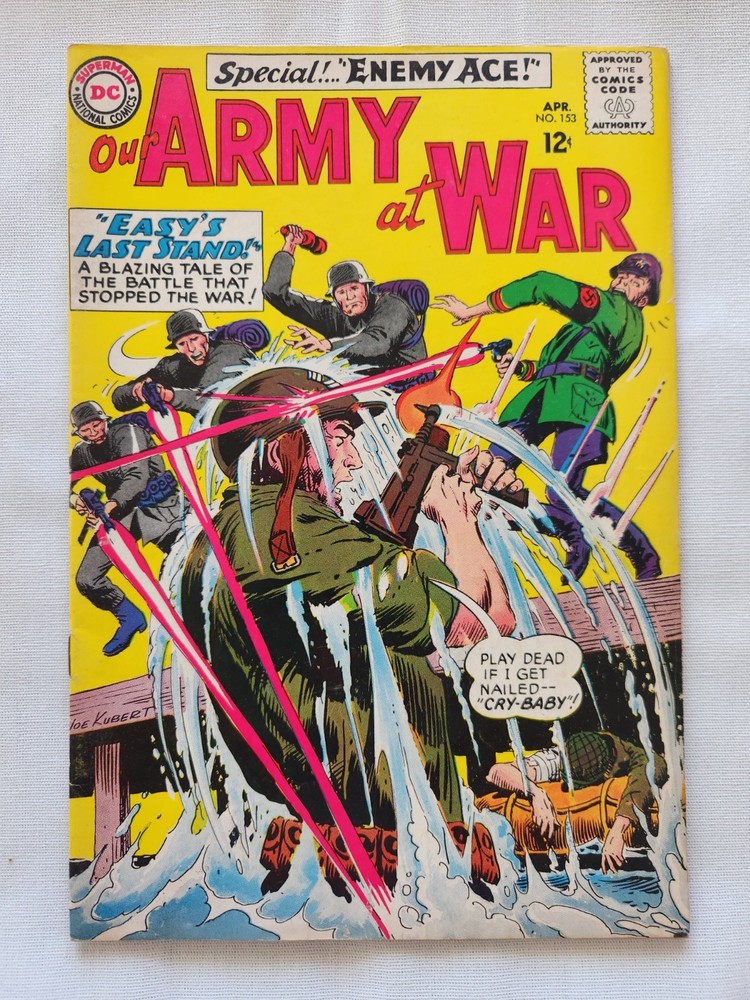 Our Army at War #153 (Apr 1965) Sgt. Rock – Silver Age War Comic – Joe Kubert