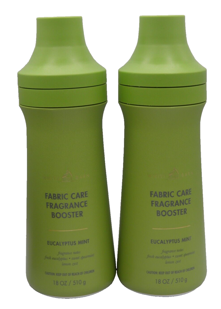 2 PACK Bath & Body Works EUCALYPTUS MINT Fabric Care Fragrance Booster WB